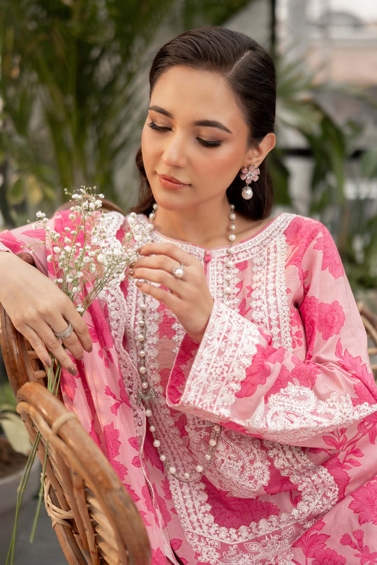 MARIA.B | MPRINTS WITH EMBROIDERED LAWN | UNSTITCHED 3-PIECE SUIT |DW-EF25-124