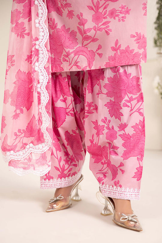 MARIA.B | MPRINTS WITH EMBROIDERED LAWN | UNSTITCHED 3-PIECE SUIT |DW-EF25-124