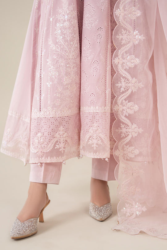 MARIA B | LUXURY LAWN | FULLY HEAVY CHICKENKARI WORK WITH THREAD EMBROIDERED WORK | UNSTITCHED 3-PIECE SUIT | DW-EA25-39