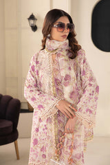 Maria B Pink MPrint Lawn Collection Replica