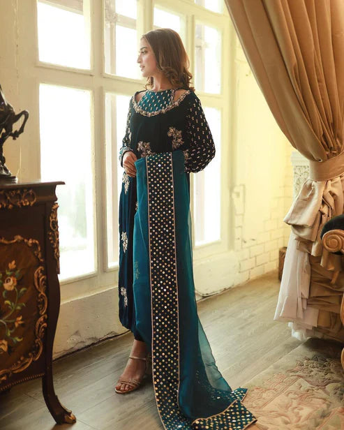 AFROZEH ZINC NEW VELVET FORMAL WEAR COLLECTION