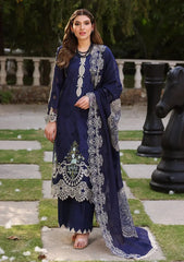 ELAF Premium Festive Chikankari Lawn Unstitched 3Pc Suit ECF-04B MYSTERIA