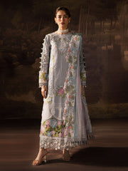 PARISHAY | PREMIUM HEAVY CHICKENKARI LAWN WITH  MULTI THREAD EMBROIDERED WORK & BEAUTIFULLY LAZER CUT DESIGN WITH HEAVY SEQUENCE WORK | UNSTITCHED 3-PIECE SUIT | ET-09