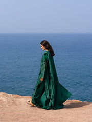 EIRENE BY MAHNUR | PREMIUM HEAVY EMBROIDERED SEQUENCE WORK & BEAUTIFULLY LAZER CUT DESIGN LAWN COLLECTION 25' | UNSTITCHED 3-PIECE SUIT
