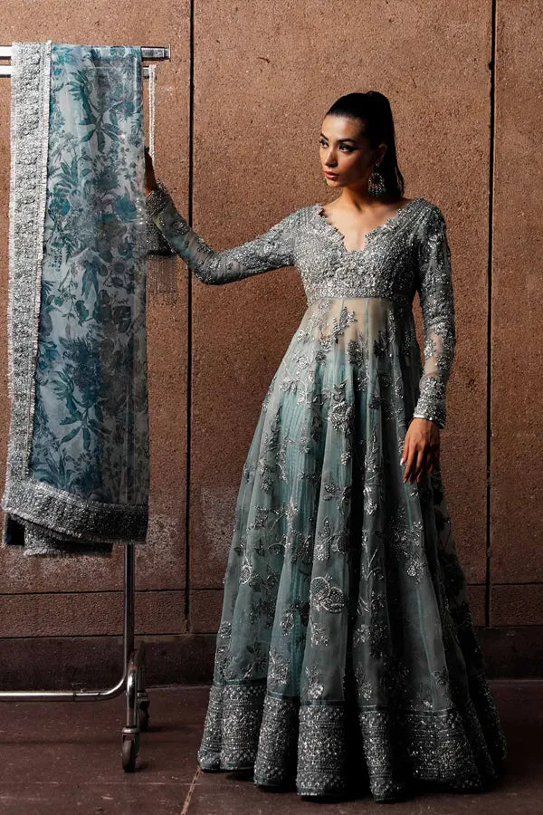 ASTRA BY HUSSAIN REHAR | ELEGANTLY MAXI | LUXURY Soft ORGANZA FULL HANDMADE EMBROIDERED WORK | UNSTITCHED 3-PIECE SUIT