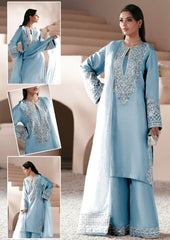 AJR COUTURE | LUXURY SHEESHA SILK DRESS | FULLY HEAVY HAND EMBELLISHMENT EMBROIDERED WORK | UNSTITCHED 3-PIECE SUIT