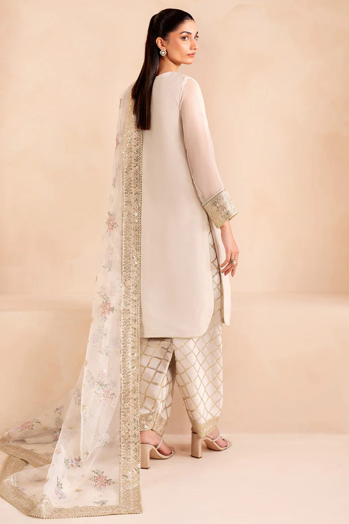 SERENE - FARASHA WHITE FORMAL COLLECTION - CHIFFON