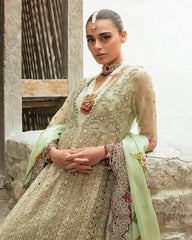 Embroidered Organza Suit By Maryam Hussain