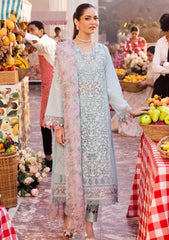 ROMAN HOLIDAY BY SARDINIA | CHICKENKARI WORK WITH LAZER CUT EMBROIDERED LAWN | UNSTITCHED 3-PIECE SUIT | CELIA