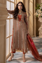 CHARIZMA | PURE LUXURY HANDMADE WORK CHIFFON WITH PREMIUM EMBROIDERED | UNSTITCHED 3-PIECE SUIT