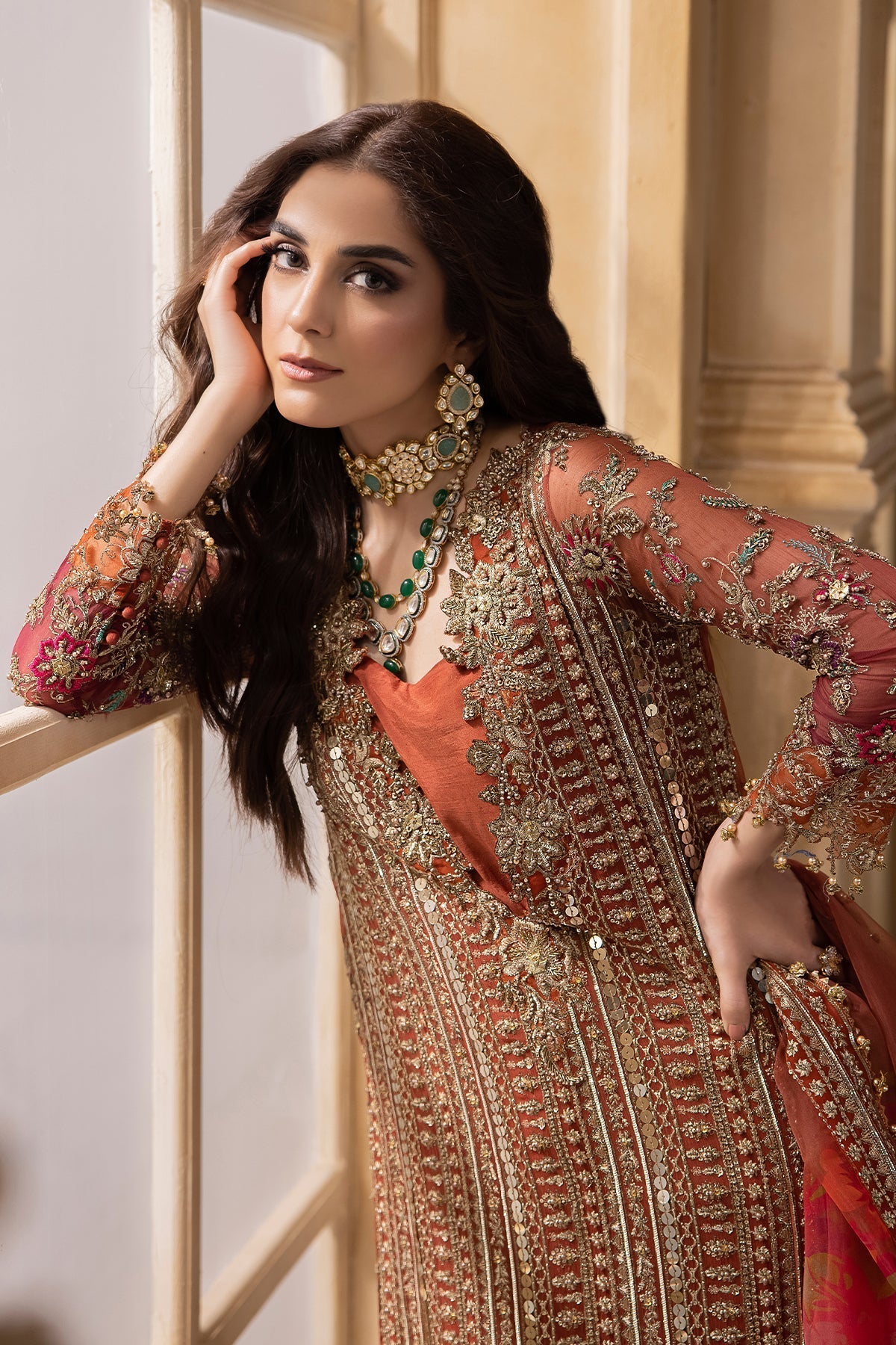 CHARIZMA | PURE LUXURY HANDMADE WORK CHIFFON WITH PREMIUM EMBROIDERED | UNSTITCHED 3-PIECE SUIT