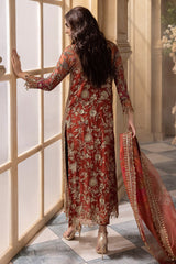 CHARIZMA | PURE LUXURY HANDMADE WORK CHIFFON WITH PREMIUM EMBROIDERED | UNSTITCHED 3-PIECE SUIT