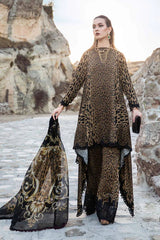 Maria B Printed Black Luxury Lawn Collection Replica