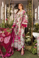 MARIA.B | DIGITAL PRINTED LAWN WITH EMBROIDERED | UNSTITCHED 3-PIECE SUIT |  MPT-2102-B