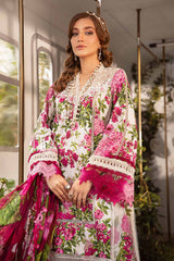 MARIA.B | LUXURY LAWN HEAVY EMBROIDERED THREAD WORK | UNSTITCHED 3-PIECE SUIT | MPrints MPT-2102-A