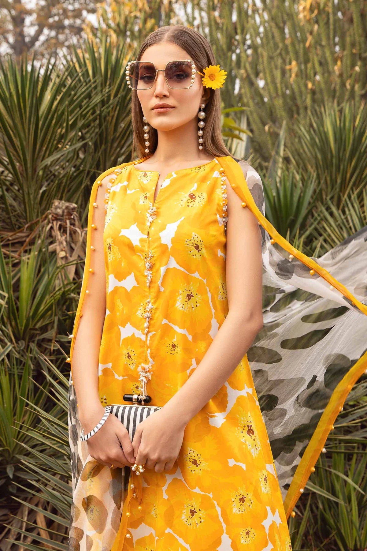 Maria B Mprint Yellow Printed Lawn Collection Replica Shanzay Outfit Maria B Mprint Yellow Printed Lawn Collection Replica Shanzay Outfit