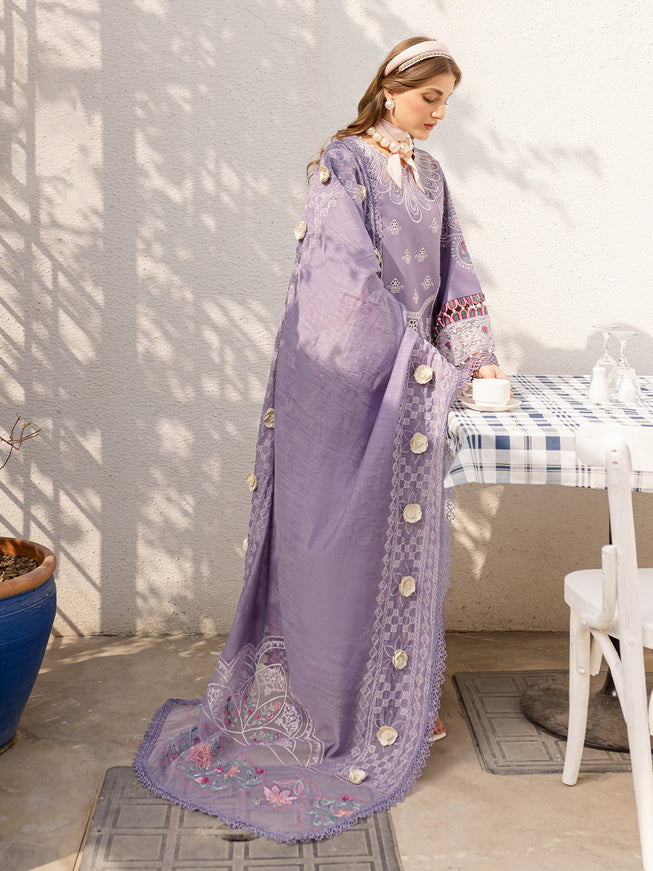 MONACO BY PARISHAY | HEAVY CHICKENKARI BREEZE LAWN WITH FULLY MULTI THREAD EMBROIDERED WORK | UNSTITCHED 3-PIECE SUIT | MS-05