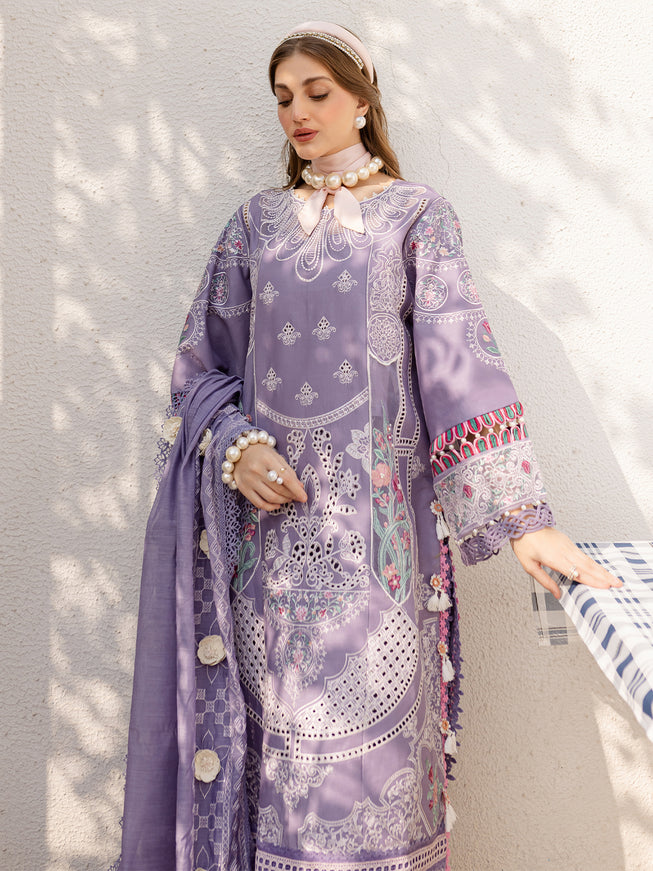 MONACO BY PARISHAY | HEAVY CHICKENKARI BREEZE LAWN WITH FULLY MULTI THREAD EMBROIDERED WORK | UNSTITCHED 3-PIECE SUIT | MS-05