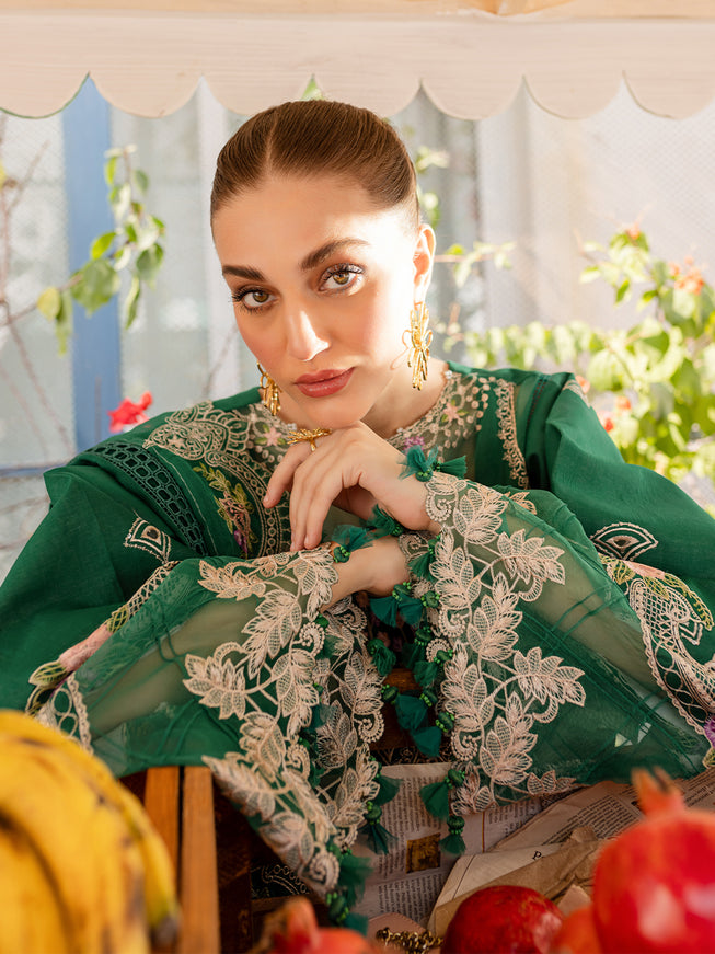 MONACO BY PARISHAY | HEAVY CHICKENKARI LAWN WITH MULTI THREAD EMBROIDERED WORK & HEAVY SCHIFFLI WORK | UNSTITCHED 3-PIECE SUIT | MS-09