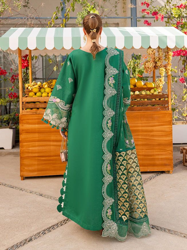 MONACO BY PARISHAY | HEAVY CHICKENKARI LAWN WITH MULTI THREAD EMBROIDERED WORK & HEAVY SCHIFFLI WORK | UNSTITCHED 3-PIECE SUIT | MS-09
