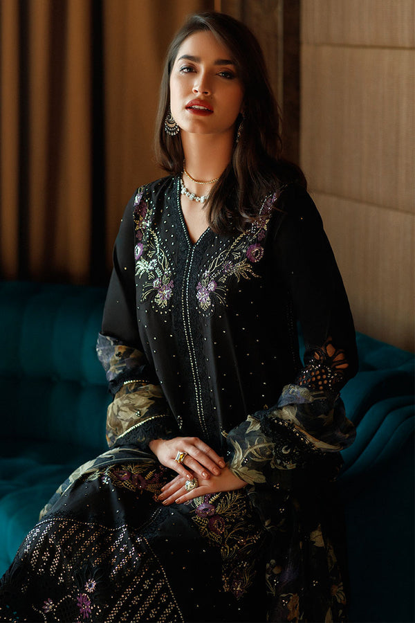 OLIVIA BY MUSHQ | ASTORIA FESTIVE LAWN 25' | HEAVY EMBROIDERED WITH SEQ & SCHIFFLI WORK| UNSTITCHED 3-PIECE SUIT