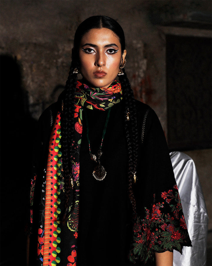 STELLAR BY JUGNU | LUXURY LAWN HEAVY MULTI THREAD EMBROIDERED WITH LAZER CUT WORK | UNSTITCHED 3-PIECE SUIT