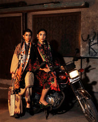 STELLAR BY JUGNU | LUXURY LAWN HEAVY MULTI THREAD EMBROIDERED WITH LAZER CUT WORK | UNSTITCHED 3-PIECE SUIT