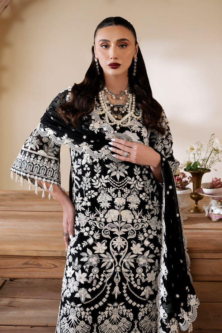 IMROZIA SERENE | PREMIUM HANDMADE EMBROIDERED CHIFFON | UNSTITCHED 3-PIECE SUIT | S-1082 NORA