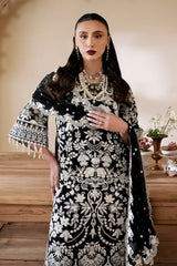 IMROZIA SERENE | PREMIUM HANDMADE EMBROIDERED CHIFFON | UNSTITCHED 3-PIECE SUIT | S-1082 NORA