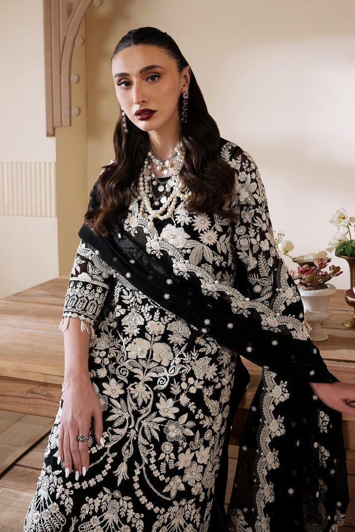 IMROZIA SERENE | PREMIUM HANDMADE EMBROIDERED CHIFFON | UNSTITCHED 3-PIECE SUIT | S-1082 NORA