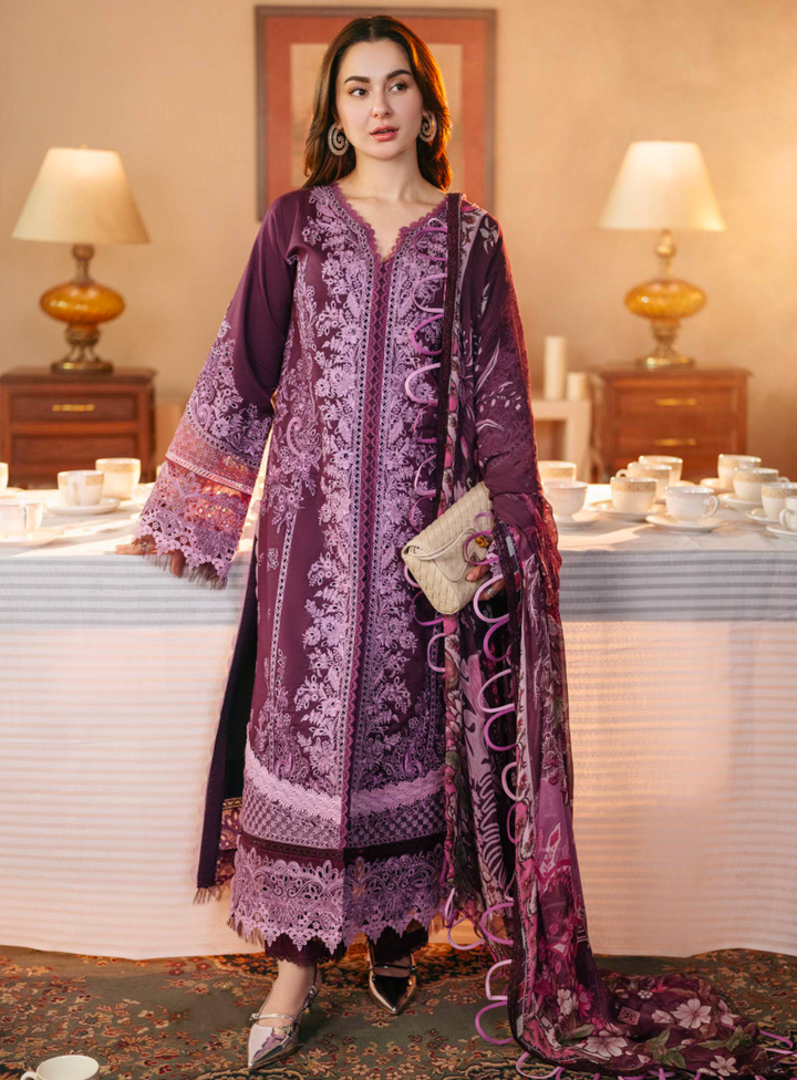 OMBRE INTEZAR BY JADE | ELEGANTLY CHICKANKARI WORK WITH HEAVY EMBROIDERED | UNSTITCHED 3-PIECE SUIT | HANIA AMIR