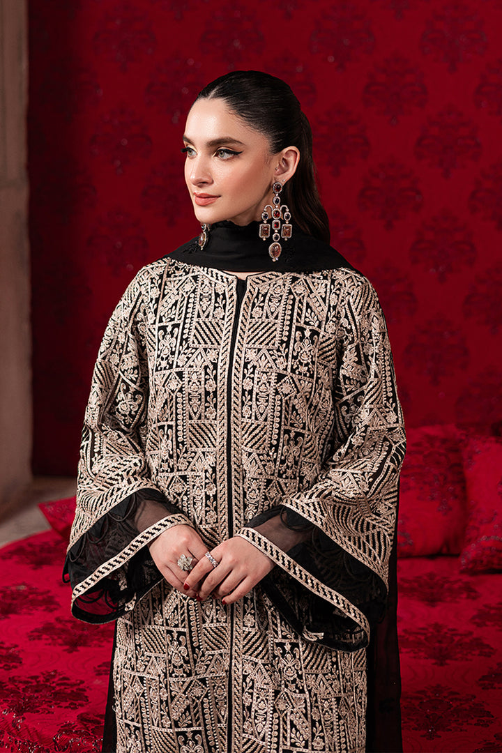 URBAN MUSE BY AZURE | LUXURY CHIFFON | FULLY HEAVY EMBROIDERED SEQUENCE WORK |  UNSTITCHED 3-PIECE SUIT