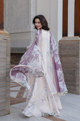 NOURAL BY LULUSAR | LUXURY MULTI DIGITAL PRINTED SWISS LAWN WITH HEAVY HAND EMBELLISHMENT EMBROIDERED WORK | UNSTITCHED 3-PIECE SUIT