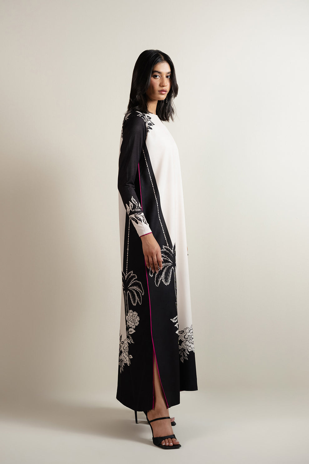 ARQAI BY LULUSAR | BEAUTIFULLY MULTI DIGITAL PRINTED SILK DRESS |  UNSTITCHED 3-PIECE SUIT