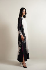 ARQAI BY LULUSAR | BEAUTIFULLY MULTI DIGITAL PRINTED SILK DRESS |  UNSTITCHED 3-PIECE SUIT