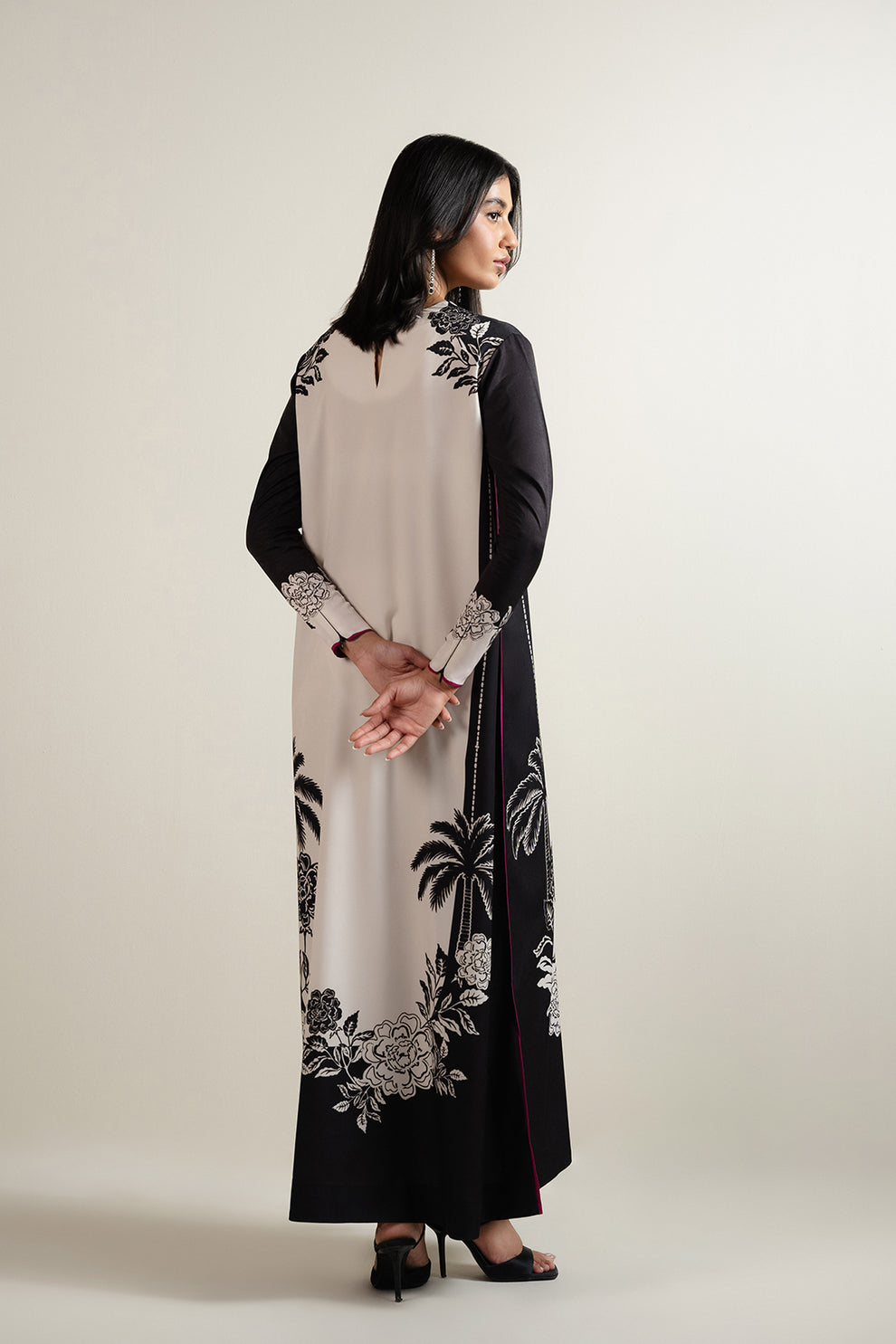 ARQAI BY LULUSAR | BEAUTIFULLY MULTI DIGITAL PRINTED SILK DRESS |  UNSTITCHED 3-PIECE SUIT