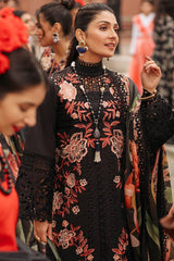 Mushq Black Luxury Lawn Collection Replica