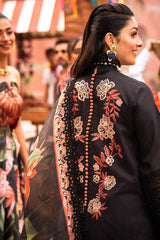 Mushq Black Luxury Lawn Collection Replica