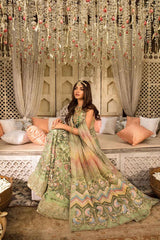 Crimson Mint Green Bridal Collection Net Replica