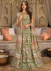 Crimson Mint Green Bridal Collection Net Replica