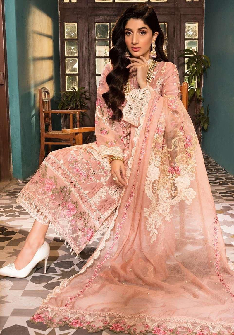 ELAF | FESTIVE CHICKANKARI LAWN WITH MULTI THREAD EMBROIDERED WORK | UNSTITCHED 3-PIECE SUIT