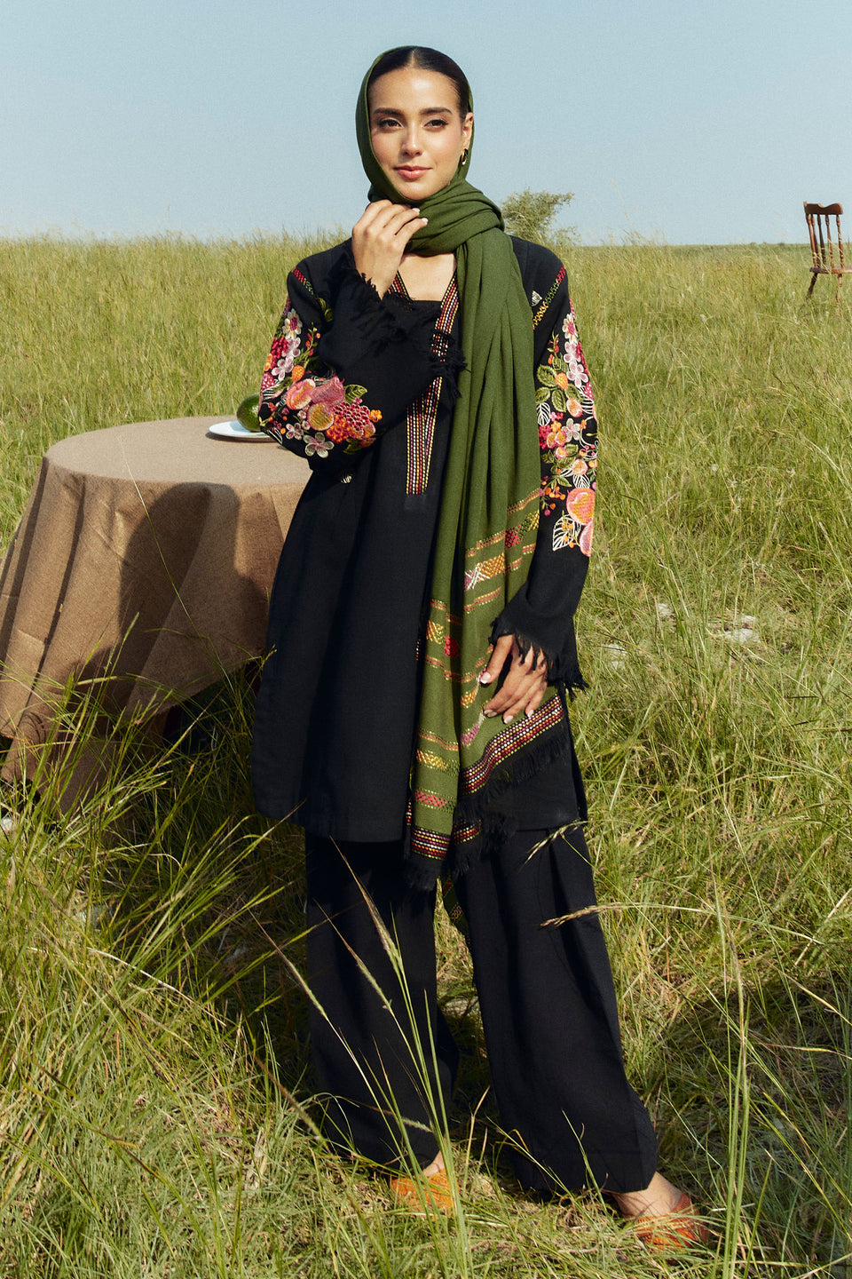 COCO BY ZARA SHAHJAHAN | PURE LAWN | HEAVY MULTI THREAD EMBROIDERED | UNSTITCHED 3-PIECE SUIT | OPAL-6A