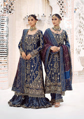 WEDDING FESTIVE '25 VOL-02- LOOK-05 BY AIK ATELIER | MOST DEMANDING OF BEAUTIFULLY GHARARA | PREMIUM HAND EMBELLISHMENT EMBROIDERED ORGANZA SHIRT | UNSTITCHED 3-PIECE GHARARA