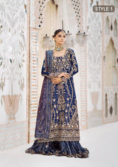 WEDDING FESTIVE '25 VOL-02- LOOK-05 BY AIK ATELIER | MOST DEMANDING OF BEAUTIFULLY GHARARA | PREMIUM HAND EMBELLISHMENT EMBROIDERED ORGANZA SHIRT | UNSTITCHED 3-PIECE GHARARA