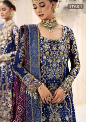 WEDDING FESTIVE '25 VOL-02- LOOK-05 BY AIK ATELIER | MOST DEMANDING OF BEAUTIFULLY GHARARA | PREMIUM HAND EMBELLISHMENT EMBROIDERED ORGANZA SHIRT | UNSTITCHED 3-PIECE GHARARA