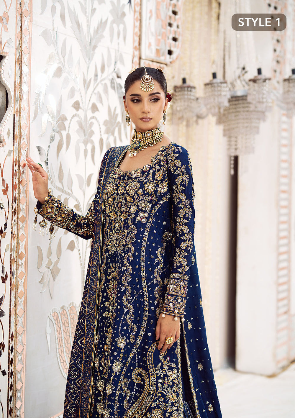 WEDDING FESTIVE '25 VOL-02- LOOK-05 BY AIK ATELIER | MOST DEMANDING OF BEAUTIFULLY GHARARA | PREMIUM HAND EMBELLISHMENT EMBROIDERED ORGANZA SHIRT | UNSTITCHED 3-PIECE GHARARA