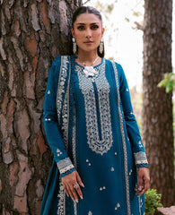 NAYA BY REPUBLIC WOMEN'S WEAR | HEAVY THREAD EMBROIDERED LAWN | UNSTITCHED 3-PIECE SUIT | D6-B