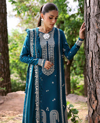 NAYA BY REPUBLIC WOMEN'S WEAR | HEAVY THREAD EMBROIDERED LAWN | UNSTITCHED 3-PIECE SUIT | D6-B