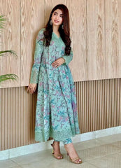 Dastaan By Iznik Embroidered Lawn Suits Unstitched 3 Piece IZ23D IDL-06 Badar – Summer Collection