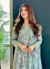 Dastaan By Iznik Embroidered Lawn Suits Unstitched 3 Piece IZ23D IDL-06 Badar – Summer Collection